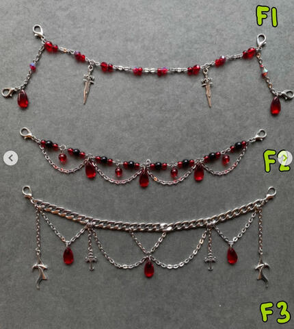 $20-40: f1, $25-45: f2, f3